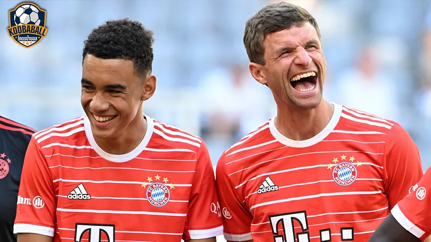 Jamal Musiala กับ Thomas Muller Jamal Musiala กับ Thomas Muller
